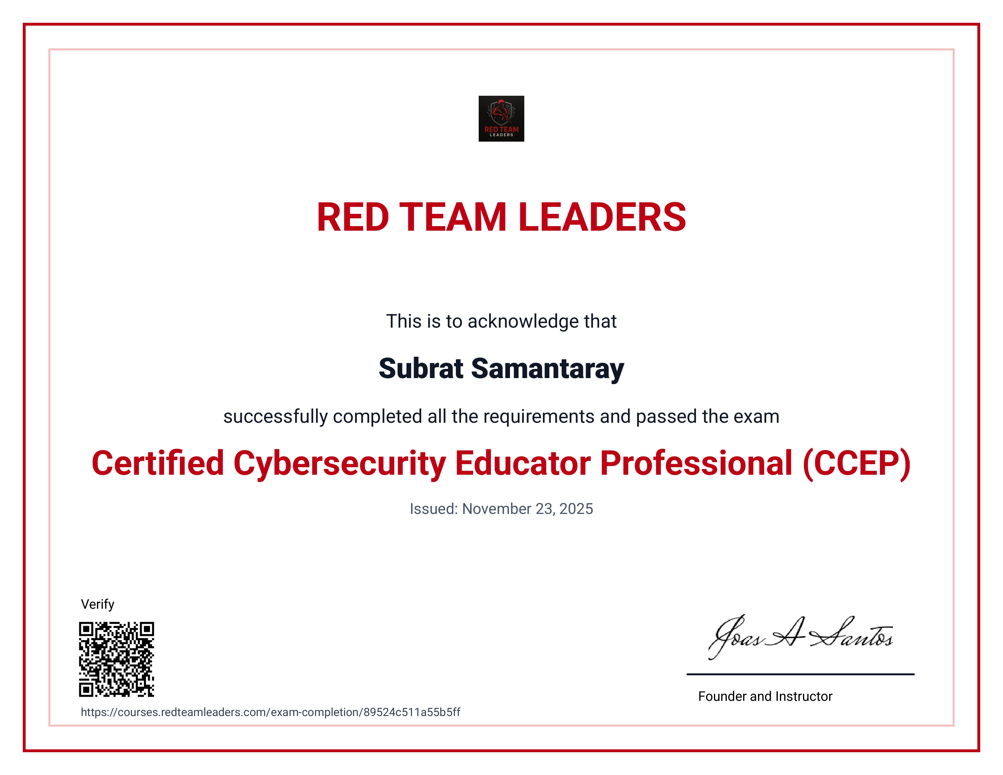 Certified Cyber Security Expert Certificate